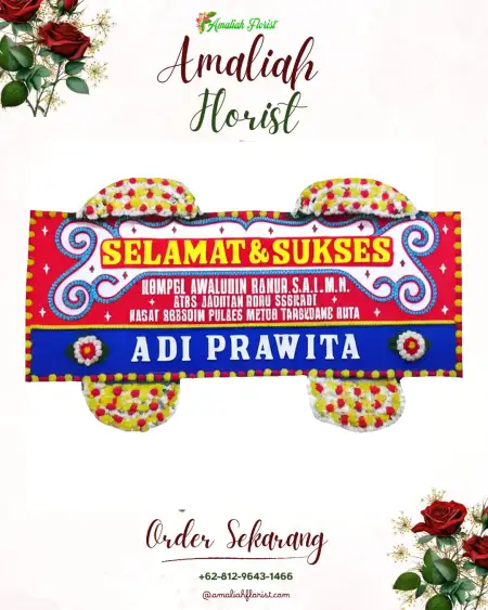 Papan Bunga Ucapan Selamat Tanjung Mas